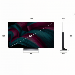 Разъемы LG OLED65C5RLA — HDMI 2.1, USB, оптический выход, LAN