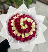 Букет «спираль» из роз