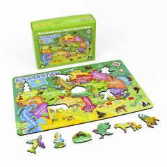 Деревянный пазл Карта Казахстана