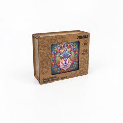 Деревянный пазл лама