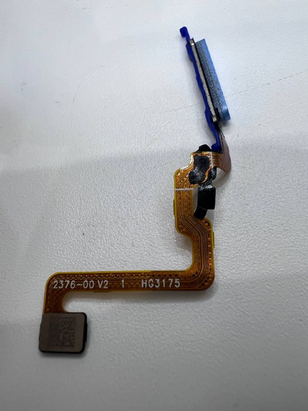 XIAOMI REDMI 12 Отпечаток пальца оригинал с разбора голубой