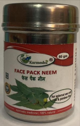Маска для лица Ним | Face pack neem | 50 г | Karmeshu