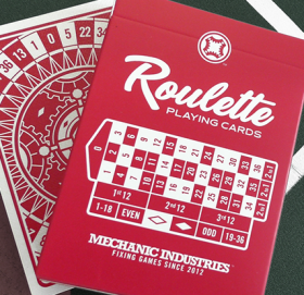 Roulette (Red) Playing Cards by Mechanic Industries