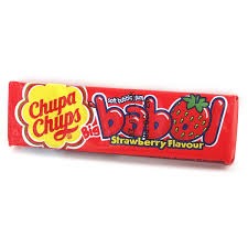 Жвачка babol чупа чупс с клубникой