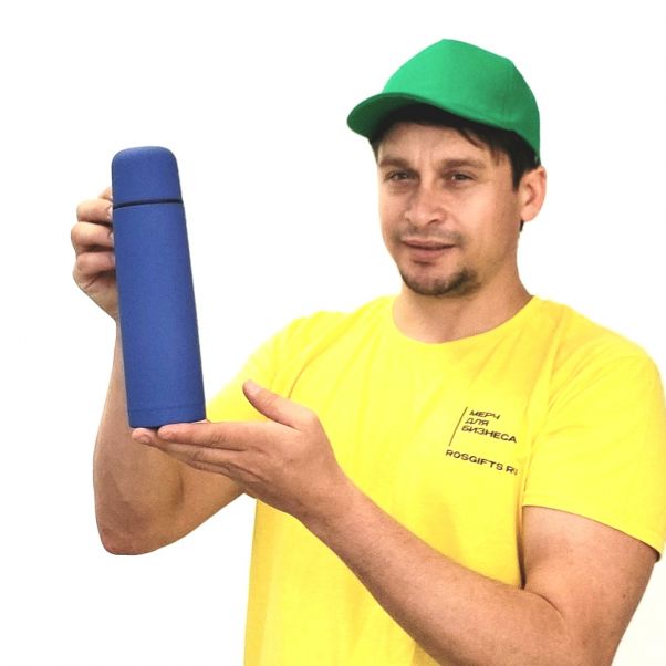 Термос Soft синий