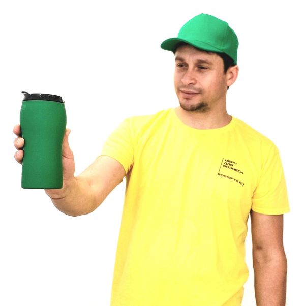 Термокружка VELVET зеленая