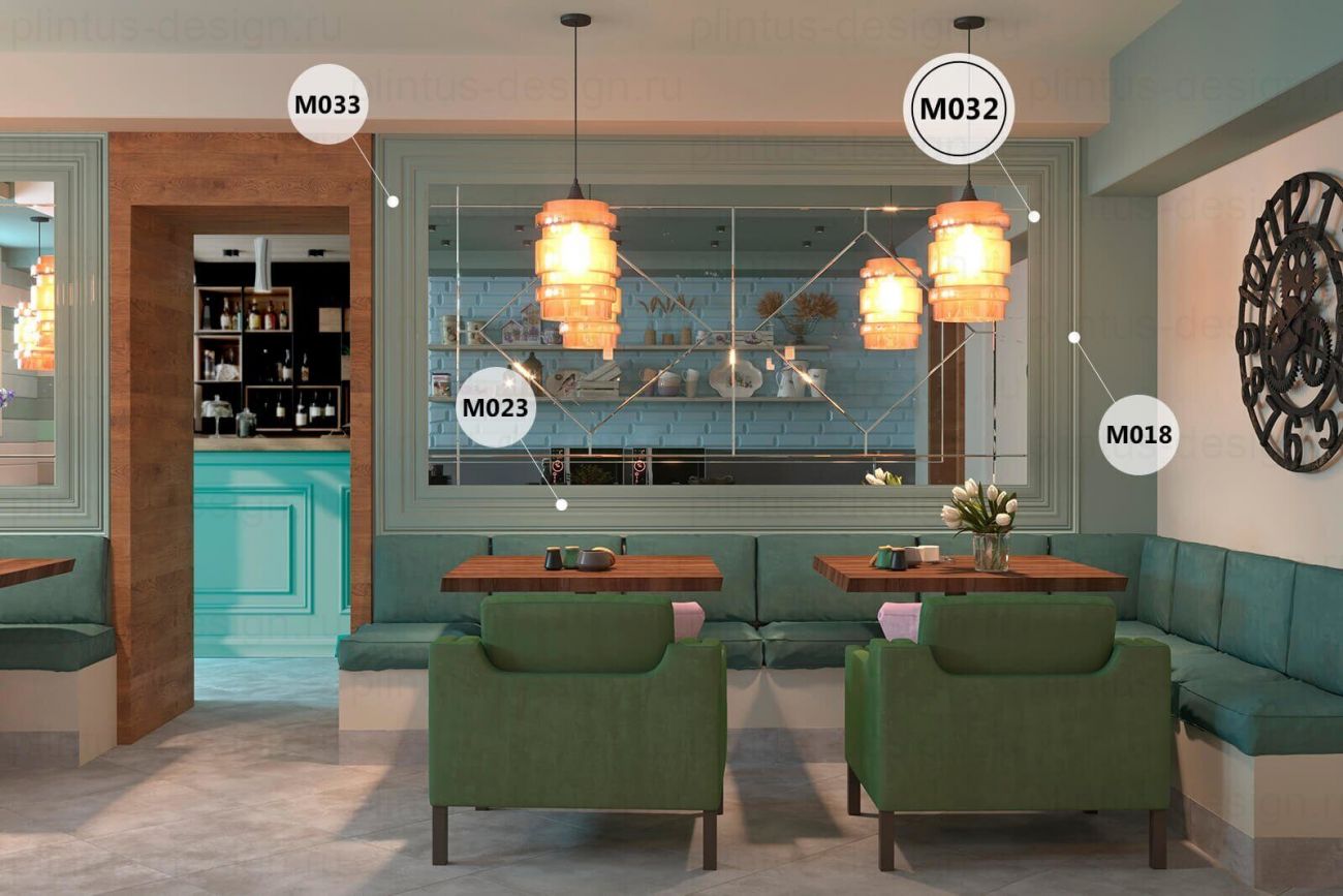 MX032 Молдинг экополимер, 70х11, 2000 мм