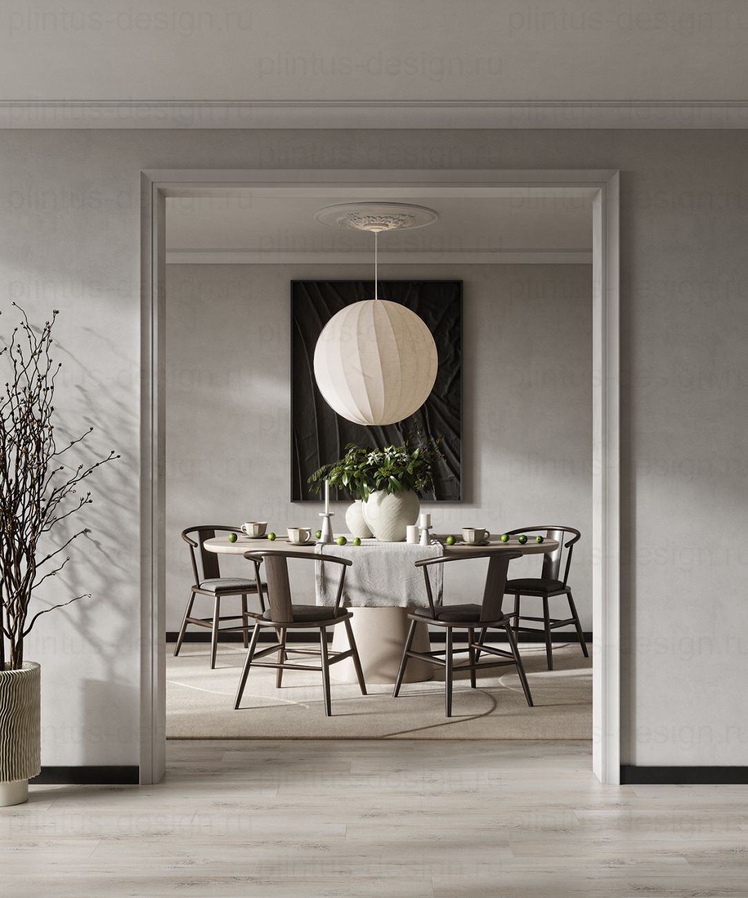 MX050 Молдинг экополимер, 65х22, 2000 мм