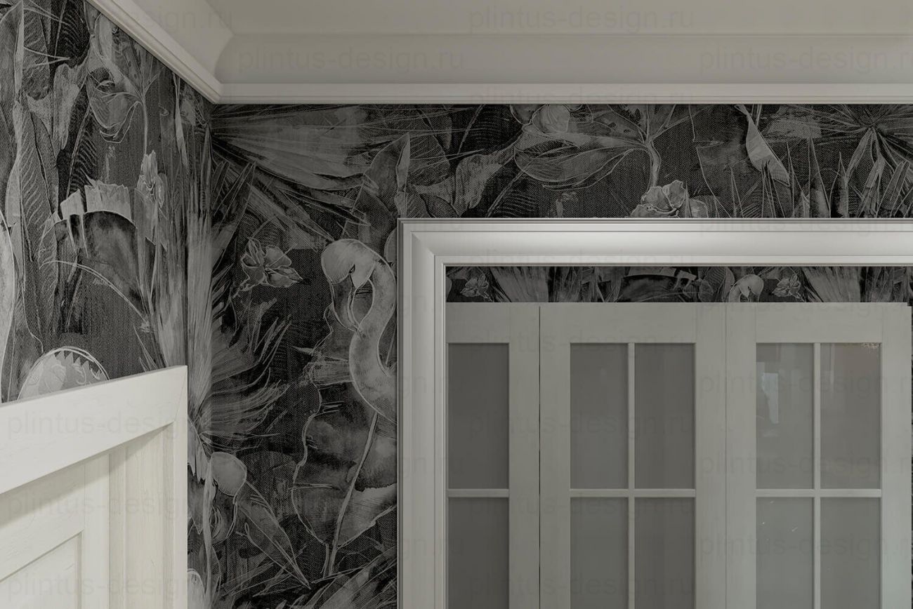 MX007 Молдинг экополимер, 80х16, 2000 мм