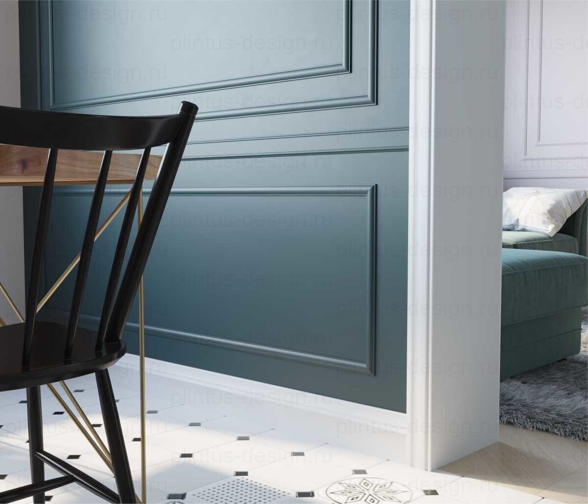 MX033 Молдинг экополимер, 76х14, 2000 мм