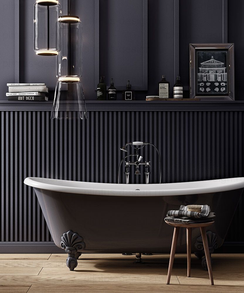 MX045 Молдинг экополимер, 91х27, 2000 мм