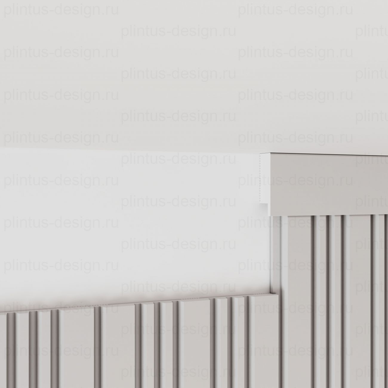 MF003 Молдинг финишный экополимер, 50х17, 2800 мм