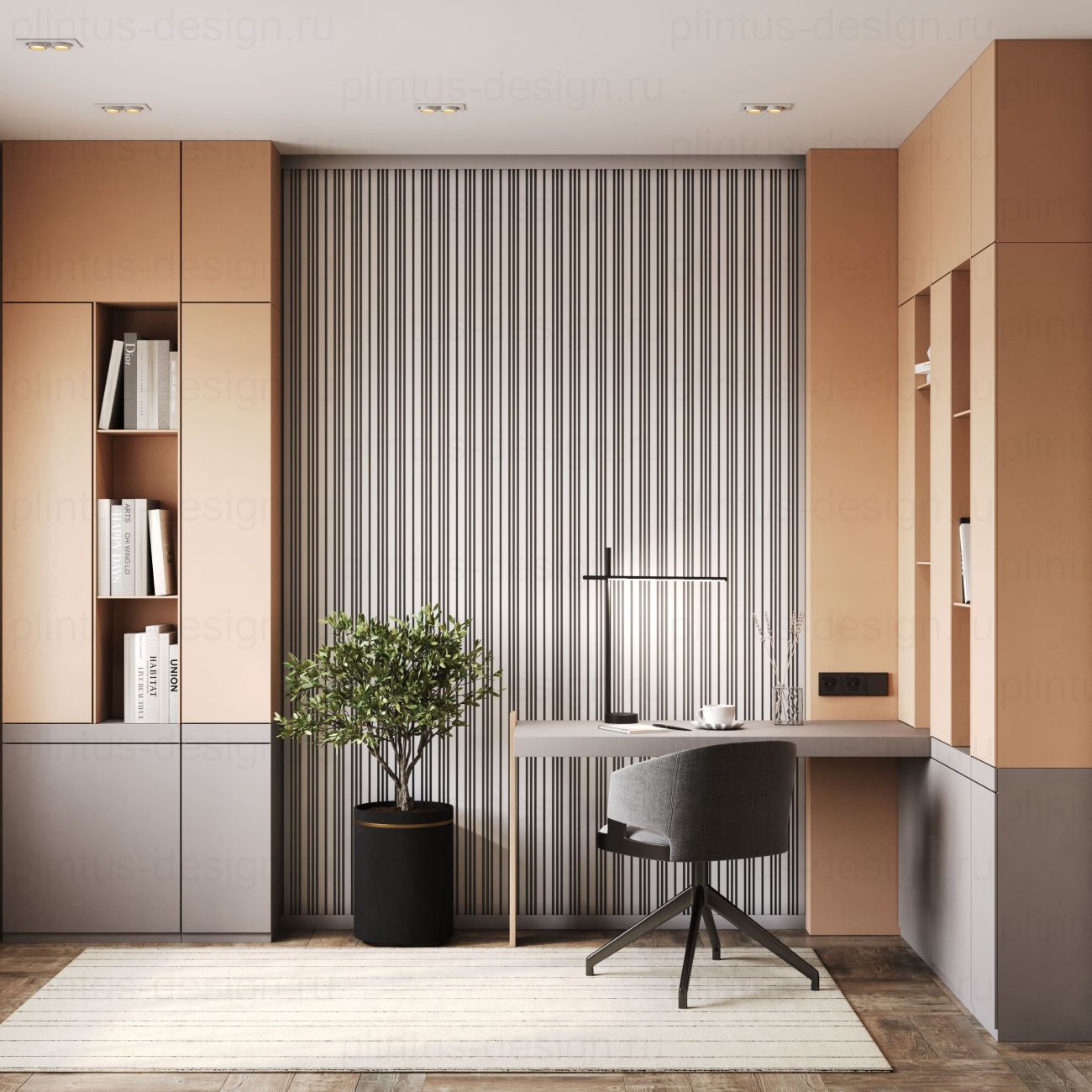 MF003 Молдинг финишный экополимер, 50х17, 2800 мм