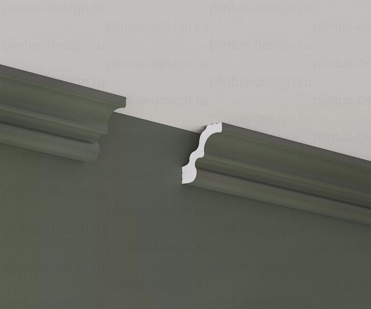 KX032 Карниз экополимер, 46х42, 2000 мм