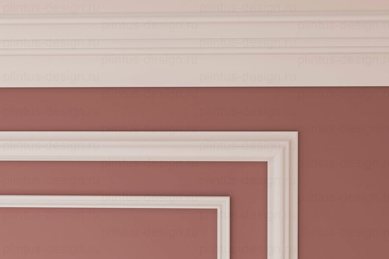 KX013 Карниз экополимер, 95х75, 2000 мм