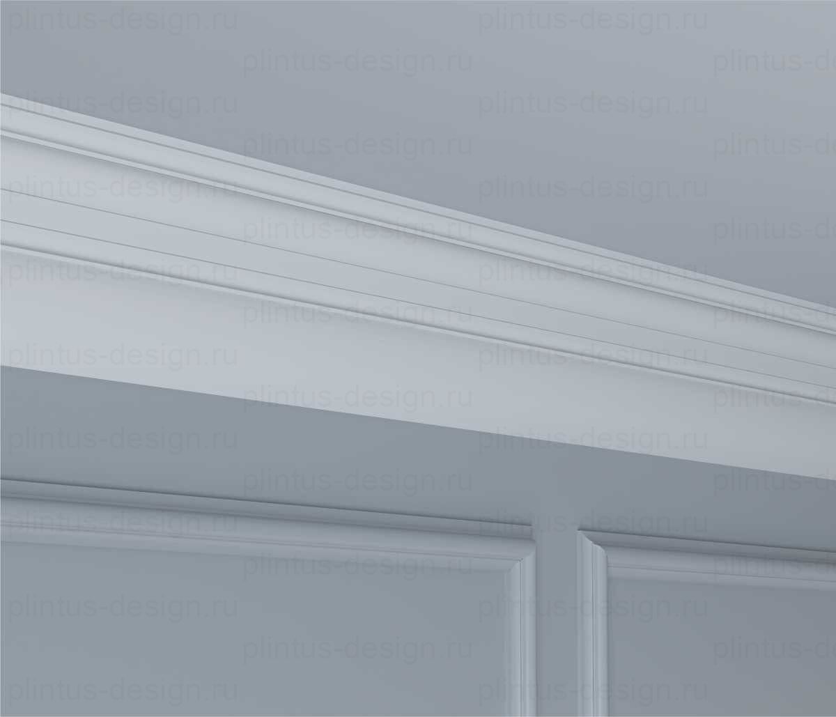 KX013 Карниз экополимер, 95х75, 2000 мм