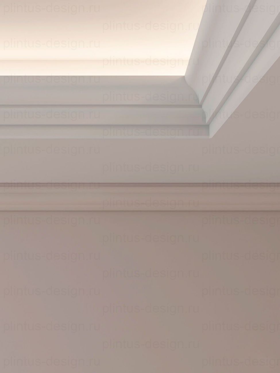KX012 Карниз экополимер, 80х80, 2000 мм