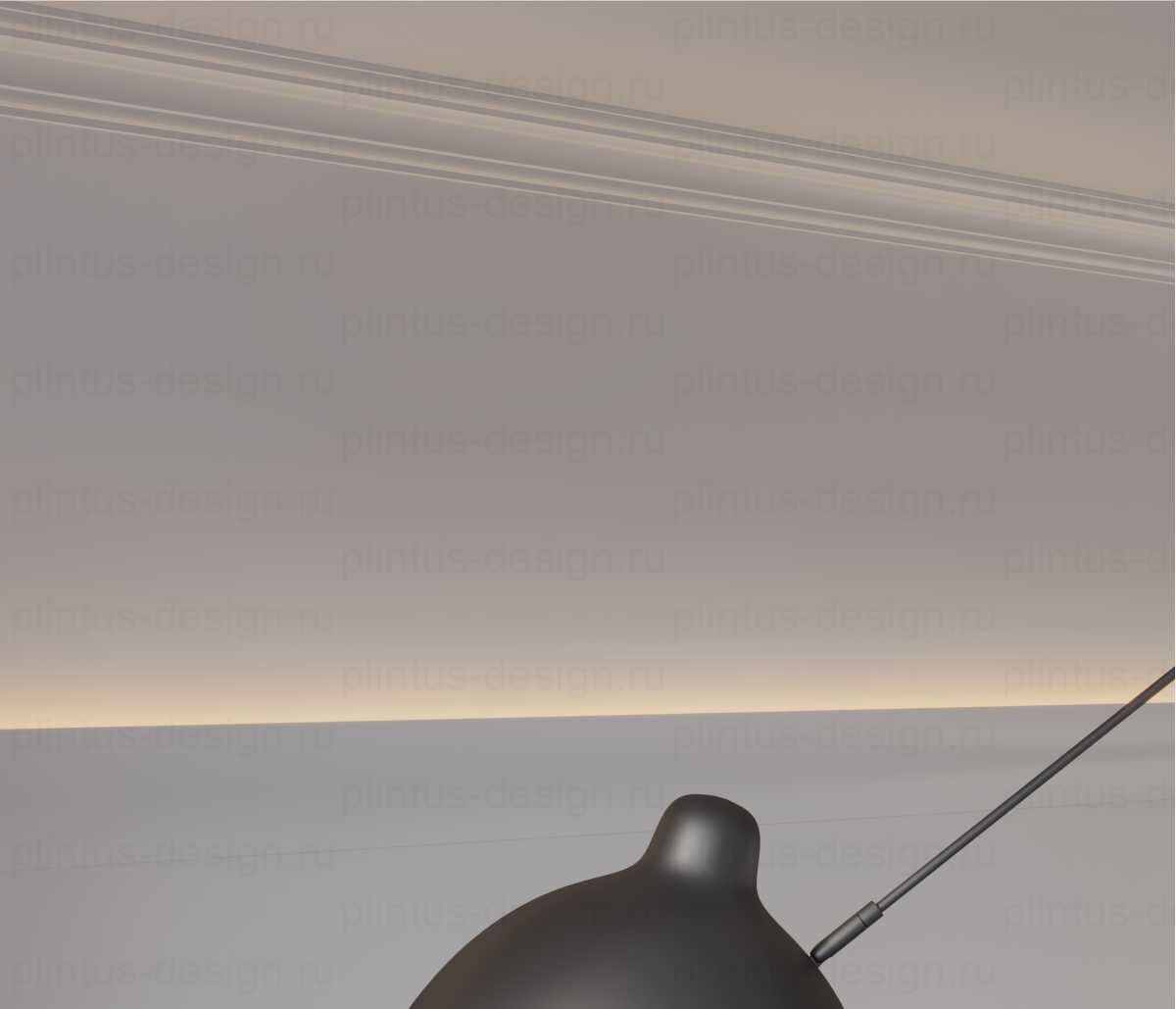 KX012 Карниз экополимер, 80х80, 2000 мм