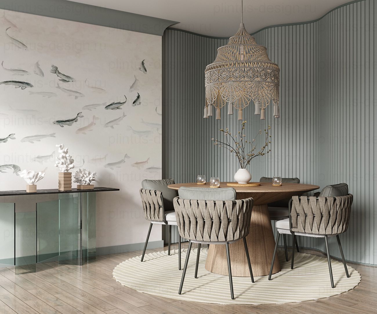 KX070 Карниз экополимер, 150х150, 2000 мм