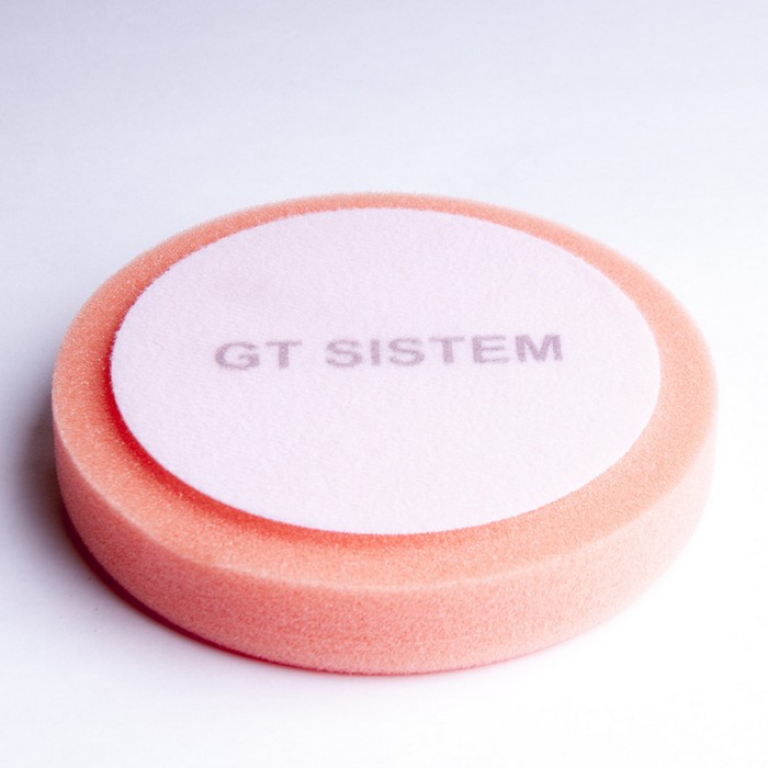 Isistem GT SISTEM ORA Полировальный поролоновый круг жесткий, оранжевый, диаметр 150мм. х 30мм.