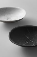 Раковина овальная из камня Antonio Lupi Lavabi SERVO154 для установки на столешницу 54х40 схема 2