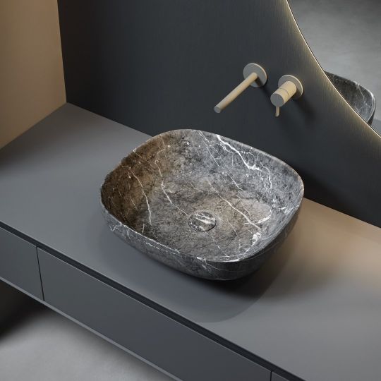 Раковина накладная овальная Antonio Lupi Lavabi AGO 50х45см, 60х40см схема 2