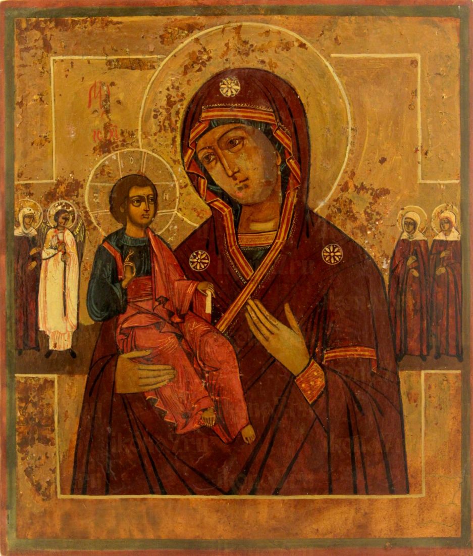Икона Праворучица Божия Матерь (рукописная)