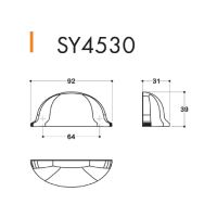 Мебельная ручка-раковина System SY4530 схема