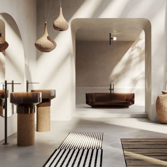 Пьедестал Antonio Lupi Lavabi BORGHI30 в отделке пробка схема 7