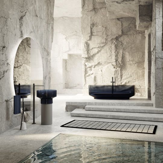 Пьедестал Antonio Lupi Lavabi BORGHI20 из материала Flumood или Colormood схема 4