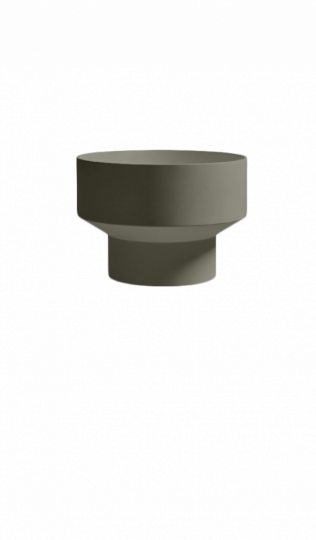 Раковина круглая Antonio Lupi Lavabi BORGHIMOOD47 для установки на пьедестал, диаметр 47см схема 3