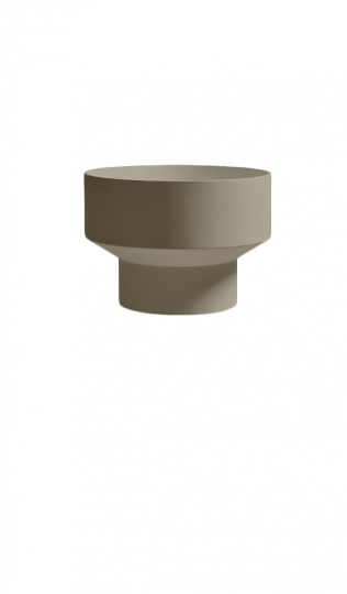 Раковина круглая Antonio Lupi Lavabi BORGHIMOOD47 для установки на пьедестал, диаметр 47см схема 4