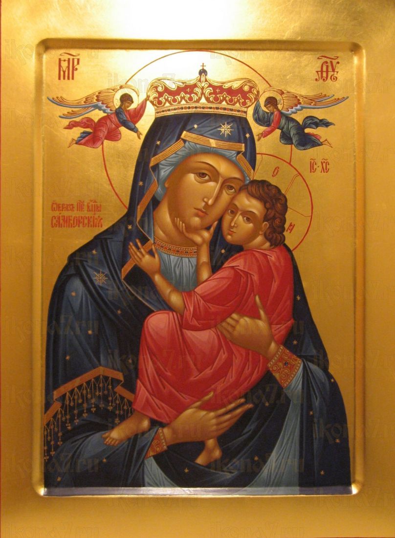 Самборская Икона Божией Матери (Печать на дереве)
