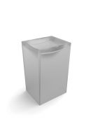 Напольная раковина Antonio Lupi Lavabi AURA 45х45 см с подсветкой и без схема 1