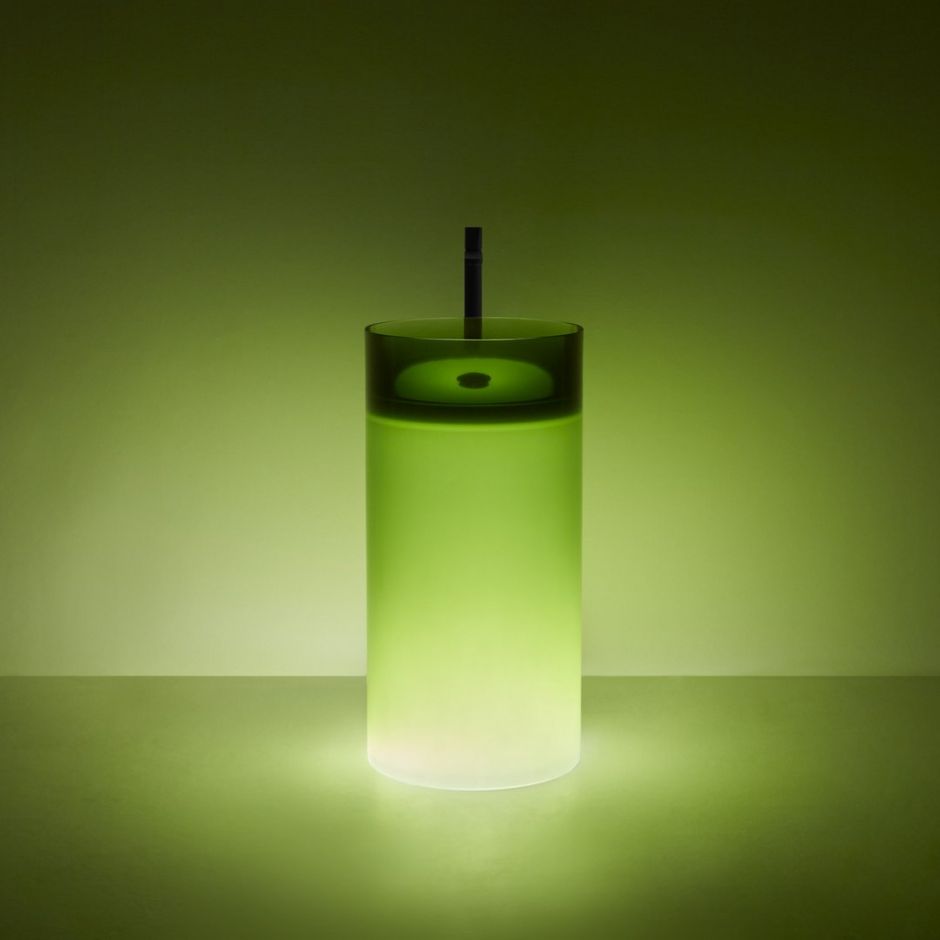 Напольная раковина Antonio Lupi Lavabi BREEZE 45х45 см с подсветкой и без ФОТО