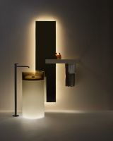 Напольная раковина Antonio Lupi Lavabi BREEZE 45х45 см с подсветкой и без схема 9