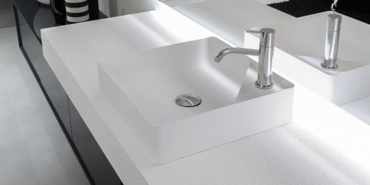 Раковина накладная Antonio Lupi Lavabi SIMPLO42 42х42 см схема 2