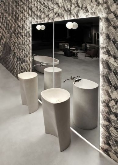 Напольная раковина Antonio Lupi Lavabi RILIEVO 44х44 см схема 3