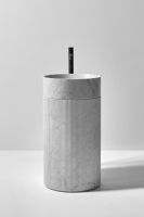 Напольная раковина из камня Antonio Lupi Lavabi RIGATINO3 диаметр 45см схема 4