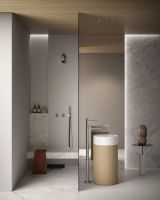 Напольная раковина из мрамора Antonio Lupi Lavabi RIGATINO2 диаметр 45см схема 10