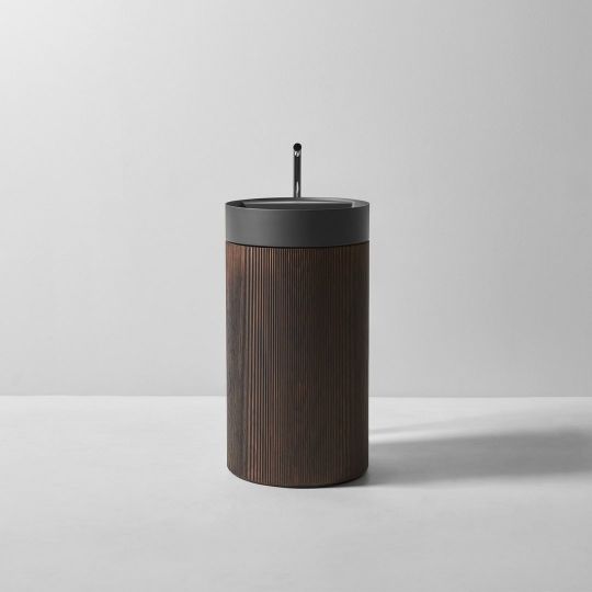 Раковина напольная Antonio Lupi Lavabi RIGATINO1 диаметр 45см схема 1