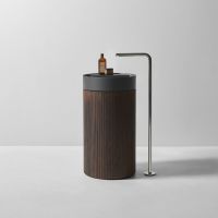 Раковина напольная Antonio Lupi Lavabi RIGATINO1 диаметр 45см схема 2