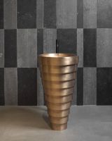 Раковина напольная бронзовая Antonio Lupi Lavabi CHEOPE диаметр 47 схема 2