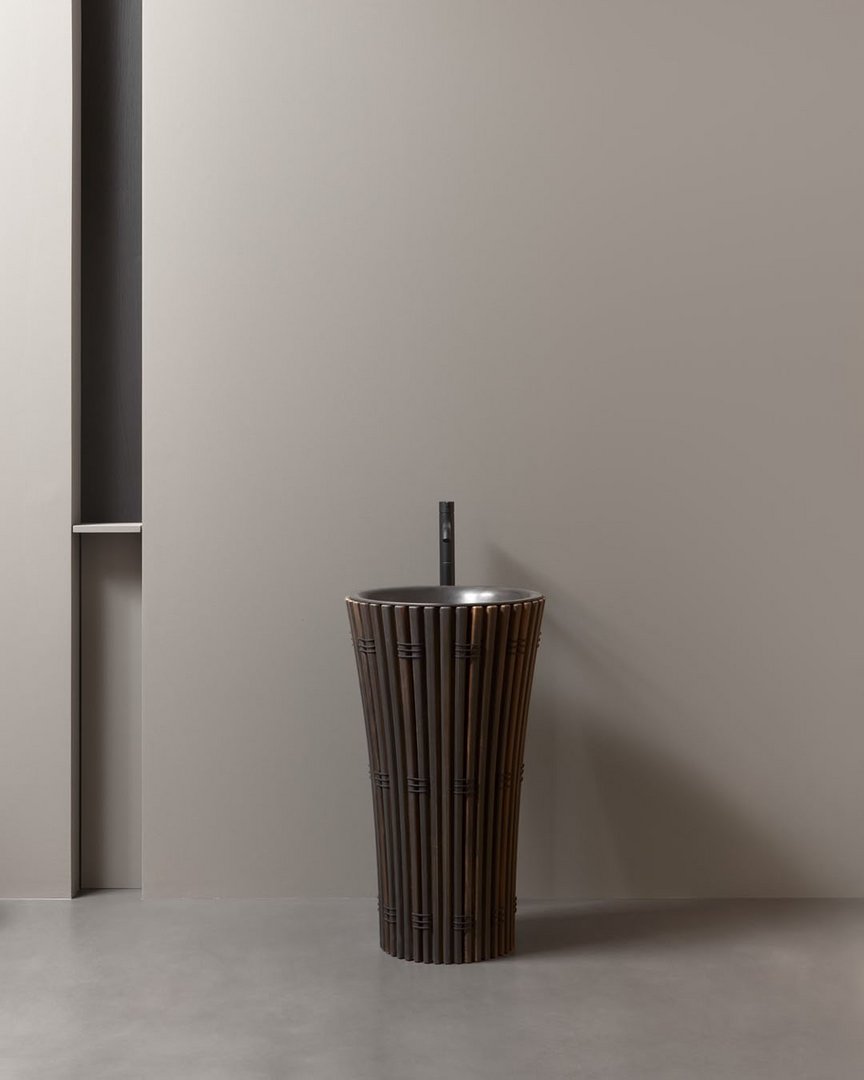 Раковина напольная Antonio Lupi Lavabi RAMSES + Sfera цена от 1 596 969 ₽ Фото Раковина напольная Antonio Lupi Lavabi RAMSES + Sfera