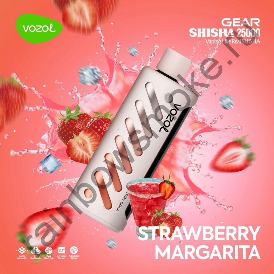 ЭС Vozol Gear Power 25000 - Strawberry Margarita (Клубничная Маргарита)
