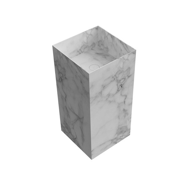 Раковина напольная из камня Antonio Lupi Lavabi NABT4085 40х40 см