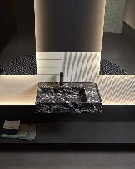 Раковина подвесная из мрамора Antonio Lupi Lavabi GRAFFIO 54/72х47 схема 5