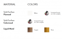 Раковина накладная/подвесная Antonio Lupi Lavabi GRAFFIOM45 45х35 см схема 2