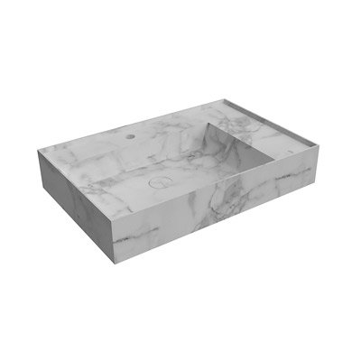 Раковина подвесная из мрамора Antonio Lupi Lavabi GRAFFIO 54/72х47 схема 2