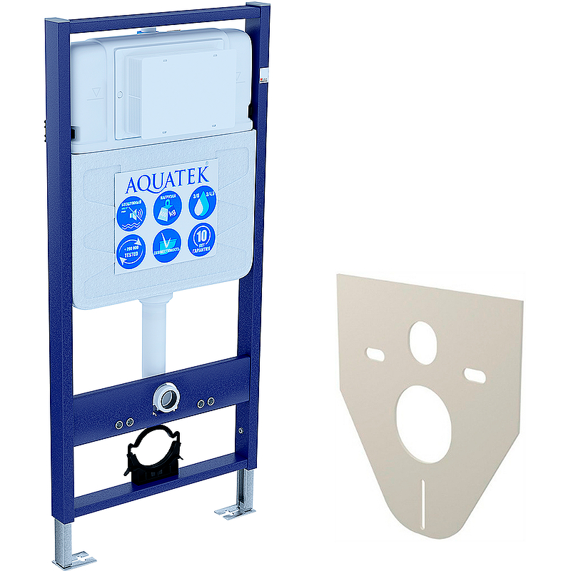 Изображение Инсталляция Aquatek Standart 50 INS-0000012 для унитаза без клавиши смыва